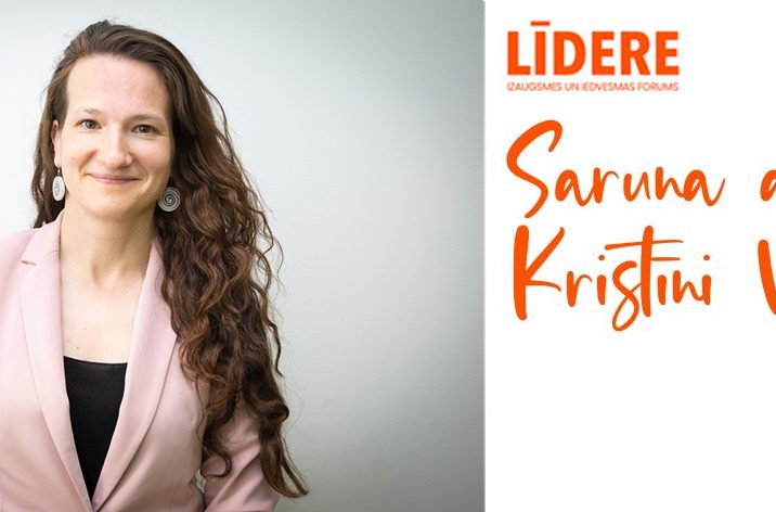 Foruma Līdere lektore Kristīne Vilcāne